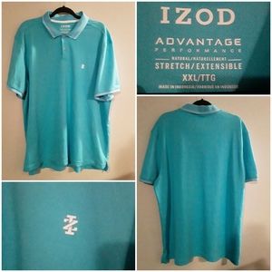 IZod Advantage Performance Mens Stretch Polo Shirt